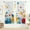 Colorful-1, variant on 27.5 x 24 Inch Colorful Splatter Curtains for Living Room Abstract Art Paint Splash Modern Decorative Curtains Light Filtered Linen Texture Classroom Gallery Painter''s Room Curtains 2 Panels