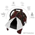 thumbnail image 4 of Balery Fishbone Rose Printed Nursing Cover Breastfeeding Scarf - Baby Car Seat Covers, Infant Stroller Cover, Carseat Canopy for Girls and Boys, 4 of 9