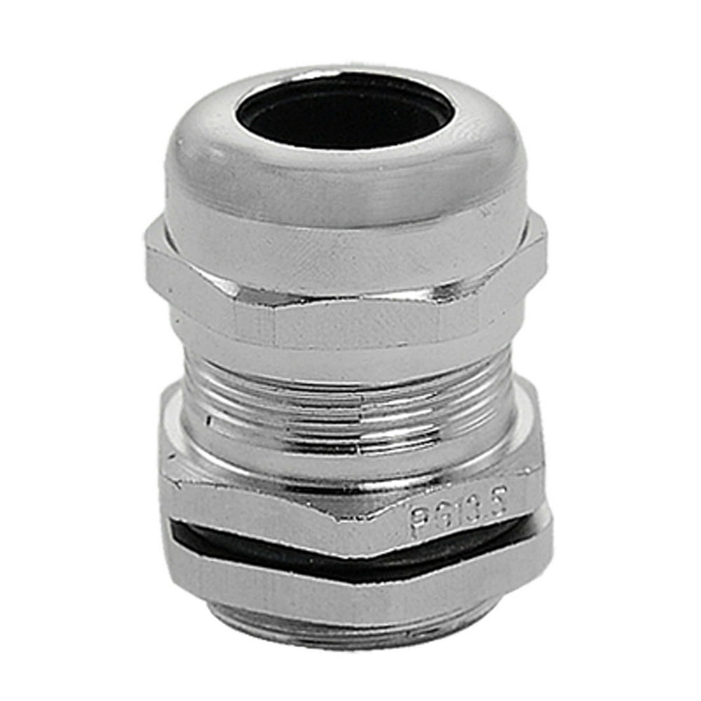 Unique Bargains Male Thread Stainless Steel Cable Gland Adapter PG13.5