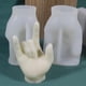 thumbnail image 4 of Escultura de molde de estatua de estatua de mano 3D, velas de arcilla, jabón, moldes de fundición de resina para techo, manualidades DIY, decoración a 125x80x64mm Baoblaze Moldes para hacer velas, 4 of 8