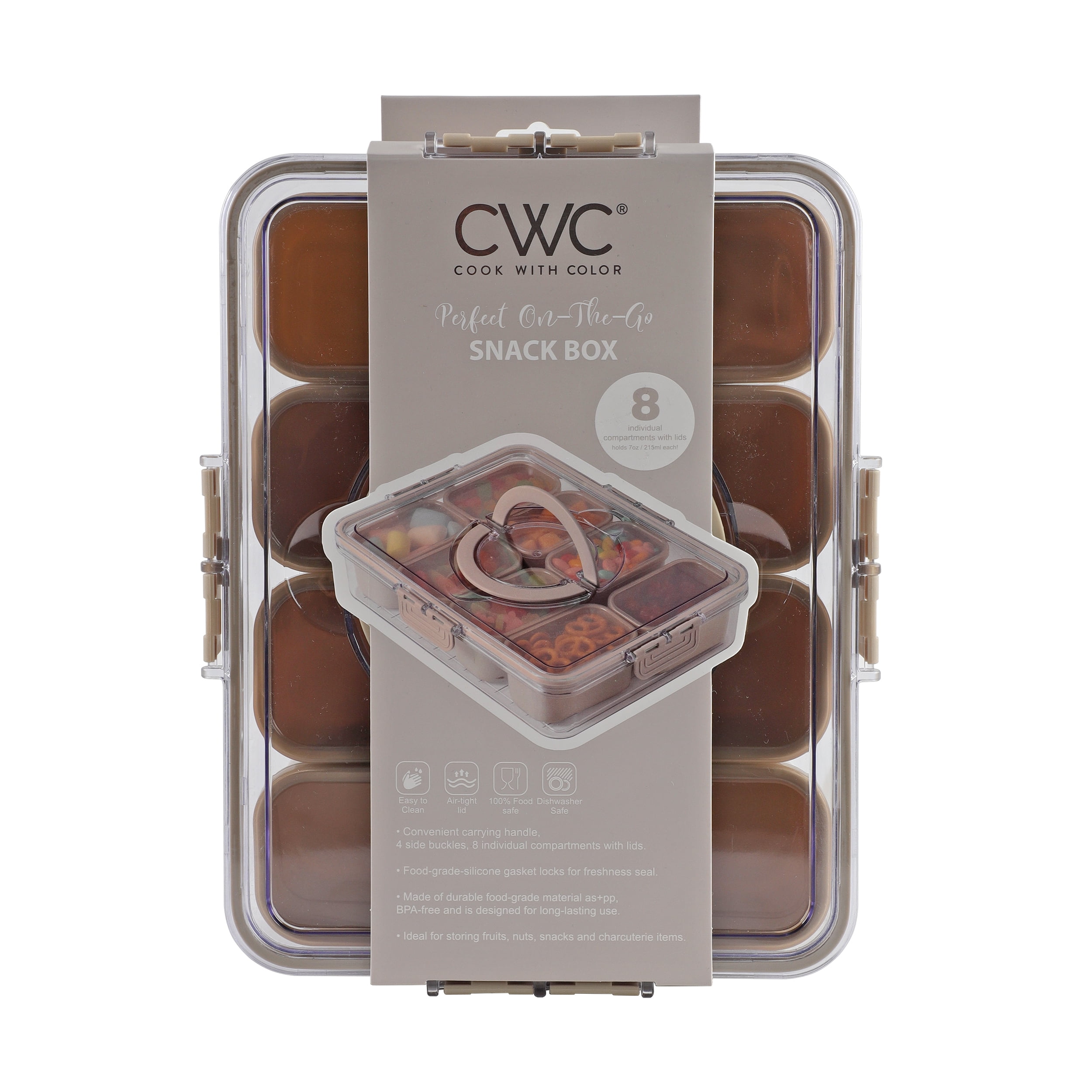 cortis コルティス ゴノ ゴンホ B&N 限定トレカ アメリカ US 公式 Cook With Color Snackle Box, 8-Compartment Charcuterie Container