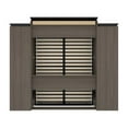 thumbnail image 5 of Atlin Designs 104" Queen Murphy Bed with Narrow Storage in Bark Gray, 5 of 13