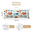 thumbnail image 3 of Lsque Cute Tableware Body Pillow Case Cover,Ultra-Soft Microfiber Bed Pillow Cases 20x54 inches,Elegant Bedding,Breathable Durable Pillow Cover with Envelope Closure, 3 of 8