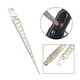 thumbnail image 1 of Xihbxyly Calibrador de Cuña, Regla de Acero Inoxidable para Medir El Diámetro de Agujeros, Medición Precisa de Huecos Cónicos, Rango de 1 a 15 Mm, Diseño Pulido, Compacto y Ligero, Ideal para Agujero, 1 of 7