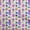 Purple, variant on oneOone Polyester Spandex Multicolor Fabric Pineapple Sewing Material Print Fabric By The Yard 56 Inch Wide