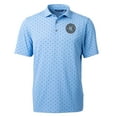 thumbnail image 2 of Men's Cutter & Buck Powder Blue New York City FC DryTec Virtue Eco Pique Tile Print Recycled Polo, 2 of 3