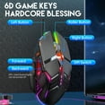 thumbnail image 4 of Latrodar Wired Mouse Luminous Game E-Sports Mechanical Budget-Friendly ktop Computer Laptop Black Home Gadgets, 4 of 5