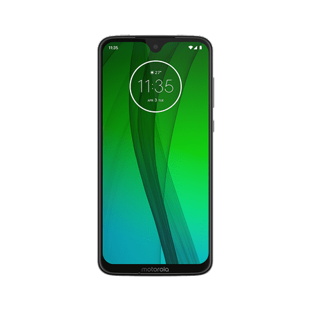 Motorola G7 XT1962 Unlocked GSM Android Phone w/ Dual 12MP Camera - Clear (Best Android Phone Out Now)