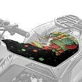 thumbnail image 4 of Uorisanigo ATV Seat Cover Cute Santa Claus Dirt Bike Seat Cushion Cover with Elastic Edge Compatible with Polaris Sportsman FourTrax Can-Am ATV Kawasaki Arctic Cat CFMOTO, 4 of 7