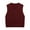Wine, variant on RMGVDSD Women's Sweater Vest V Neck Kint Vests Solid Color Classic Sleeveless Pullover Sweaters Tops Loose Fit Basic Pullover Top /Pink