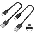 thumbnail image 1 of Short Micro USB Cable,2-Pack USB A Male to Micro B Android Phone Charger for Fire Stick,Roku TV Streaming Stick,Power Bank,Chromecast,PS4 Replacement,Fast Charging Cord Compatible with Kindle Tablet, 1 of 4