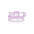 thumbnail image 1 of Cinturones de Cintura Transparentes INSPIRE CHIC para Mujeres, Cinturón Delgado Talla Grande para Jeans, Vestidos y Abrigos hasta 95cm/37.4" Púrpura, 1 of 4
