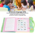 thumbnail image 4 of Kids Learning Sound Books, Arabic Learning Toys Early Educational Puzzle Hand Eye Coordination  for Home Green, 4 of 7