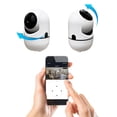 thumbnail image 3 of Brookstone Indoor WIFI Security/Surveillance/Nanny/Pet Camera with Pan and Tilt Controls, Night Vision, Motion Detection, Two-Way Audio and Smart Tracking with USB Connecting Cable and USB adapter, 3 of 6