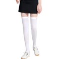 thumbnail image 1 of Summer Sun Protection Golf Socks UPF 50+,Ice Silk Breathable Cool Long Thigh High Stirrup Socks for Daily Wear,Multi-Sports., 1 of 2