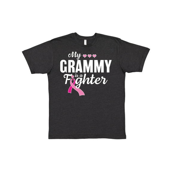 Inktastic Breast Cancer Awareness My Grammy is a Fighter T-Shirt