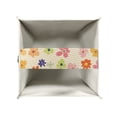 thumbnail image 4 of Psesaysky PU Leather Tissue Box Cover Square Waterproof Tissue Box Holder with Metal Button for Car, Bathroom, Kitchen (Colorful Floral), 4 of 7