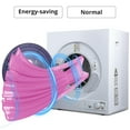thumbnail image 4 of Huloretions Compact Dryer,Portable Clothes Dryers,2 Temperatures,Dries Up to 14.4 lbs of Clothes,2.65 cu.ft. 1400W Small Dryer Machine With Stainless Steel Tub,Suitable For Home,Dorm,RVs, 4 of 8