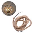 thumbnail image 4 of Vintage Braided Cable Hemp Cord Electric Wire for Pendant Lamp Rope Light Cord DIY Accessory (5m), 4 of 8