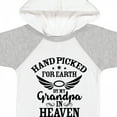 thumbnail image 4 of Inktastic Handpicked for Earth by My Grandpa in Heaven Angel Wings Boys or Girls Baby Bodysuit, 4 of 5