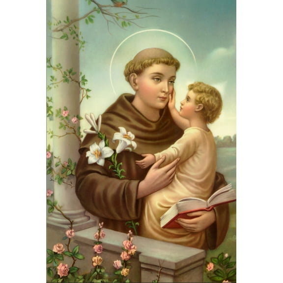 Great Images Saint Anthony 24x36 inch rolled poster