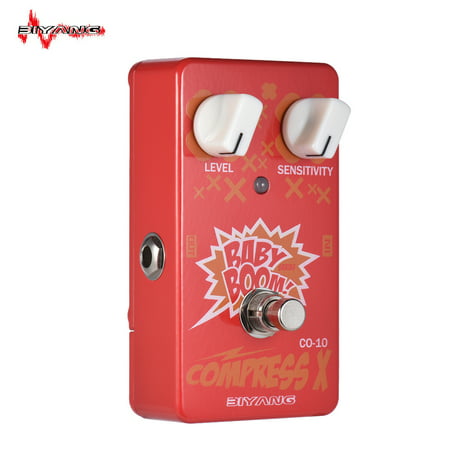 BIYANG CO-10 BABY BOOM Series Compressor Compress Guitar Effect Pedal True Bypass Full Metal