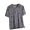 Dark Gray, variant on Men’s Ice Silk Tropical Print Crew Neck T-Shirt, Loose Oversized Short Sleeve Casual Sports Summer Fitness Tee White XL