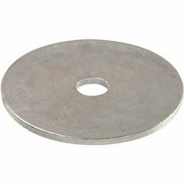 100PK Everbilt 3/16 in. x 1-1/4 in. Steel Fender Washer Zinc-Plated 590507