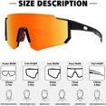thumbnail image 3 of Polarized Sports Sunglasses for Men women, UV400 Protection for Driving, Fishing & Cycling, 3 of 6