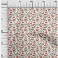 thumbnail image 2 of oneOone Cotton Cambric Orange Fabric Floral Craft Projects Decor Fabric Printed By The Yard 42 Inch Wide, 2 of 4