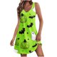 thumbnail image 1 of Vestido de Verano para las Mujeres Impresión de la Moda Bolsillo sin Mangas Cuello en V, Vestido Casual para la Playa Y Diario, 1 of 5