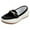 Black, variant on Pearl Rhinestones Penny Loafers for Women Fashion Casual Leather Color Block Sparkly Slip on Walking Flats Boat Shoes