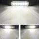 thumbnail image 4 of Lámpara intermitente y accesorios del motor 4 Uds. Luces estroboscópicas de emergencia ultrafinas de 6 LED, luces universales intermitentes de advertencia de baliza de peligro para vehículo, 4 of 5