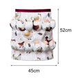 thumbnail image 2 of Backyard Chicken Accessory Egg Collecting Apron Multi-pocket Poultry Egg Holder Work Apron for Home Farm, 2 of 8