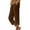 Brown, variant on Hauaitttt Shorts for Women Knee Length Linen Capris Lightweight Summer Straight Leg Beach Shorts with Pockets Womens Casual Pants 22w Women Business Casual Pants plus Size Track Women Womens Pants