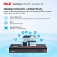 thumbnail image 4 of MeLE Intel N100 Fanless Mini PC Quieter4C 8GB 128GB Windows 11 Pro USB-C 4K Mini Desktop Computer, 4 of 10