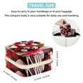 thumbnail image 5 of Valentine's Day Portable Square Jewelry Box Earrings Necklaces Bracelets Organizer for Girls and Women, 5 of 6