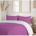 thumbnail image 6 of Ambesonne Retro Duvet Cover Set, Nostalgic Spots Polka, 2-Calking, Mauve Violet, 6 of 7