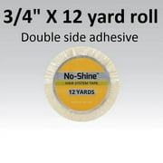 No Shine Tape 3/4th inch X 12 yard roll double side adhesive. By Walker Tape Co.