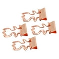 thumbnail image 1 of Clips de Papier en Forme de Fleur, Belle Pince à Liant Longue Queue Creuse Forte Force de Serrage 100Pcs pour l'École, 1 of 8