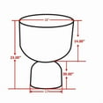 thumbnail image 5 of Pasargad Home Calista Brass/Ivory Side Table, 5 of 5