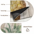thumbnail image 6 of Vintage Pineapple Area Rugs 8'x10', Washable Small Throw Rugs for Living Room Patio, Summer Botanical Watercolor Wooden Indoor Outdoor Rug Non-Slip Low Pile Carpet Runner Reversible Floor Mats, 6 of 8