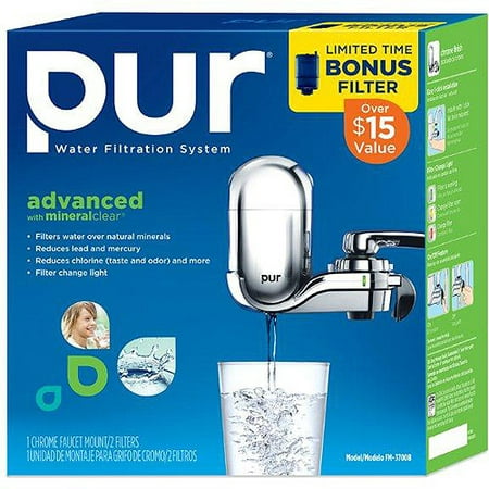 UPC 723987000374 product image for PUR 3-Stage Advanced Faucet Water Filter, 7.7-Inch by 3.2-Inch, Chrome | upcitemdb.com