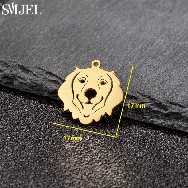 Dijes de acero inoxidable de animales de Origami, 5 piezas, se ajustan a la fabricación de joyas, gato pequeño, Tigre, abeja, caballo, colgantes, accesorios, suministros para manualidades Diy