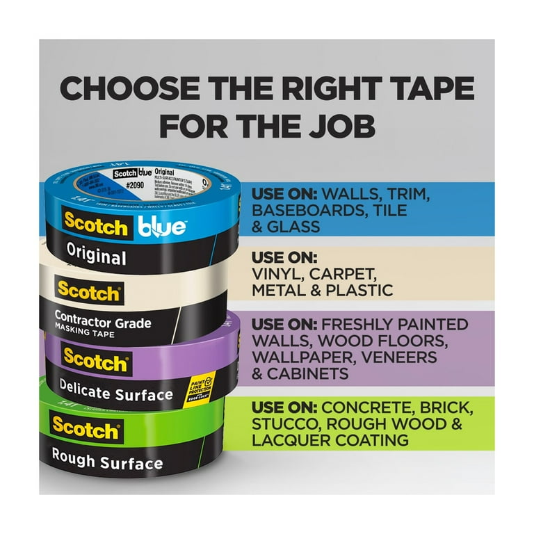 Contractor Grade Masking Tape, 3 Contractor Grade Masking Tape, 3