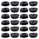 thumbnail image 1 of 24pcs Tope de goma para patas de altavoz, impresora, escritorio, D18x15xH5mm, 1 of 7