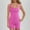 Pink, variant on Daolelai Women's Yoga Bodysuit Workout Ribbed Square Neck Sleeveless Sports Bodysuit