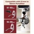 thumbnail image 5 of Tuni G2 Conical Burr Coffee Grinder, 70 Grind Settings Anti-static Burr Mill, Precision Electronic Timer and LED Touchscreen for Espresso/Drip/Cold Brew/French Press, Stainless Steel, Ivory, 5 of 9