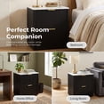 thumbnail image 5 of Furniture of America Zerik Modern Wood 2-Drawer Nightstand, Black, 5 of 17