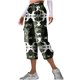thumbnail image 1 of Pantalones de Cintura Elásticos para Mujeres, Combinados de Bolsillo con Encaje Traje de Deporte Casual para Uso Diario, en Casa Y Al Aire Libre, 1 of 7